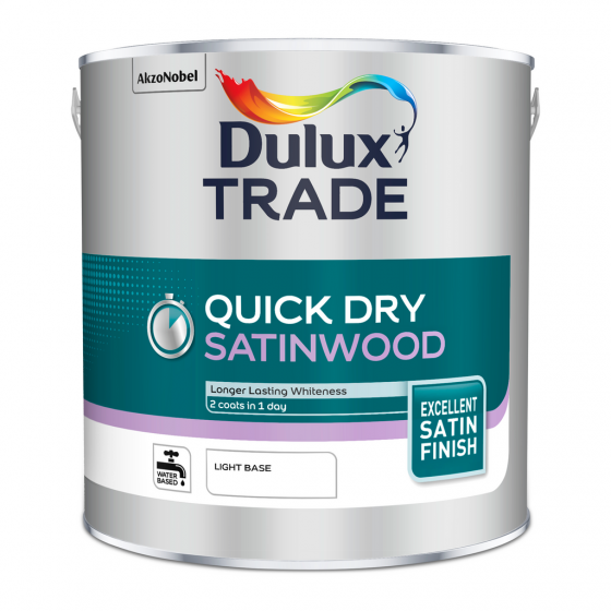 Dulux Trade Quick Dry Satinwood Light Base 2.5L