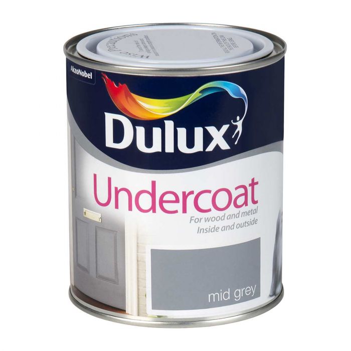 Dulux Undercoat Mid Grey 750ml