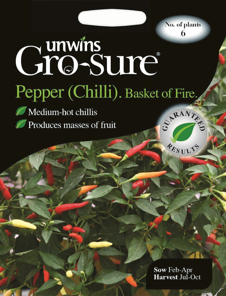 Unwins Pepper Basket Of Fire