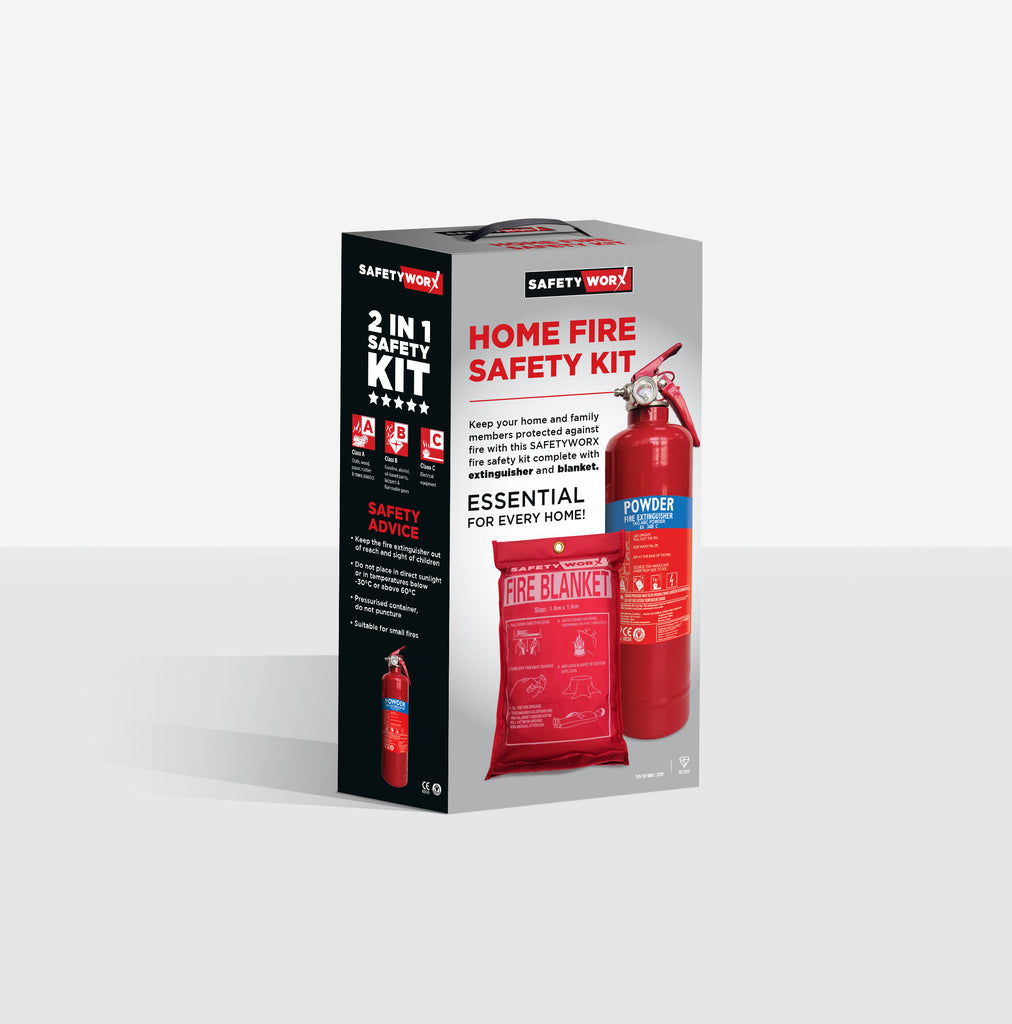 Fire Safety Kit Extinguisher & Blanket