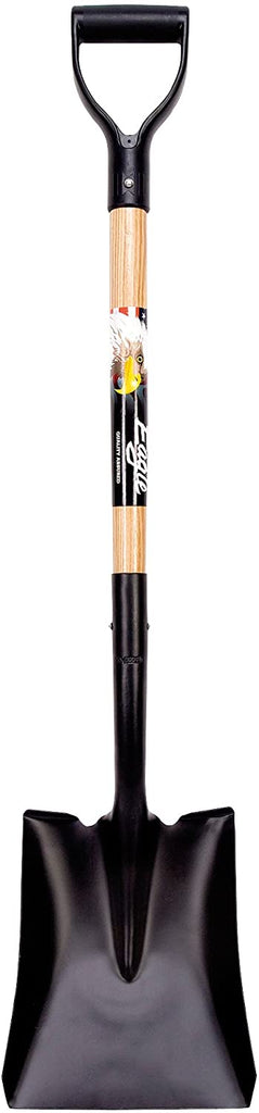 Eagle Square Head Shovel with D Grip Wood Handle