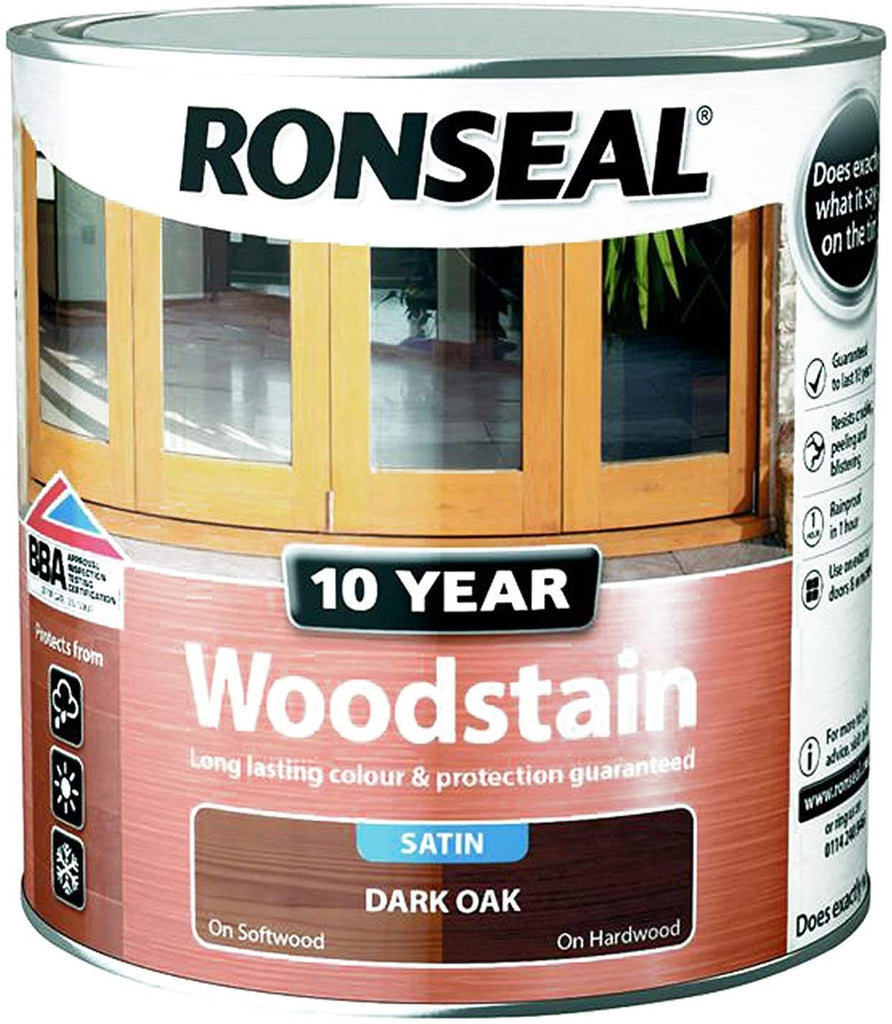 Ronseal Dark Oak 10 Year Woodstain 2.5L