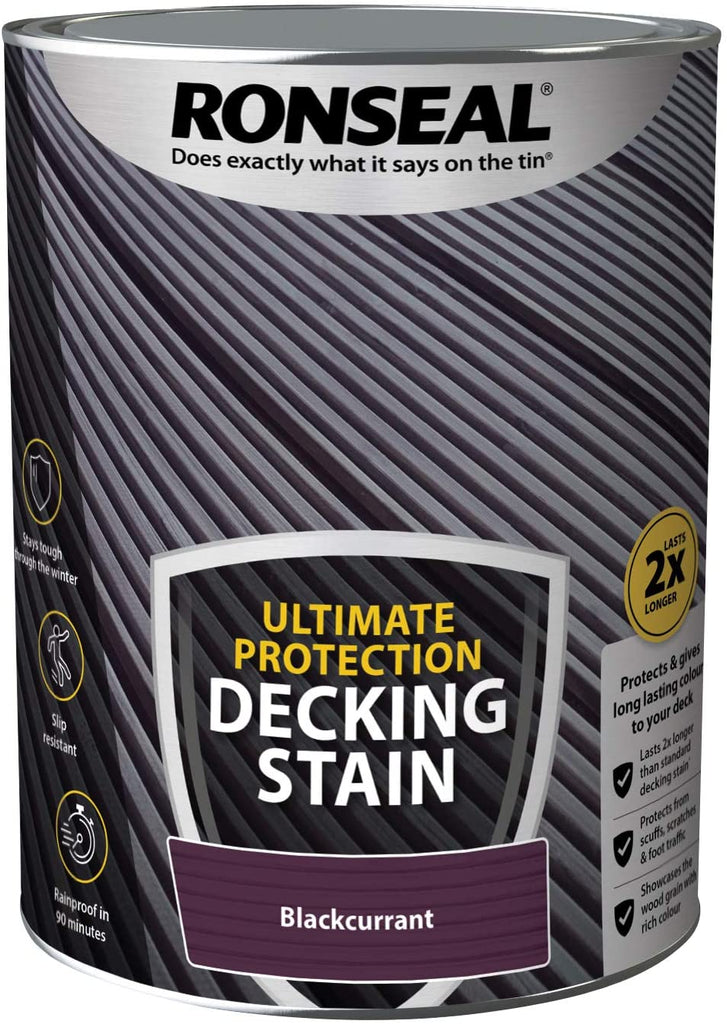 Ronseal Ultimate Decking Paint Blackcurrant 5L