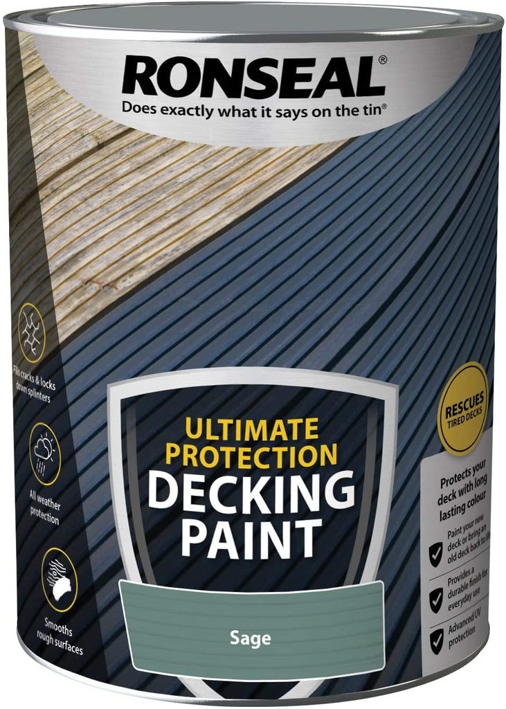 Ronseal Ultimate Decking Paint Sage 5L