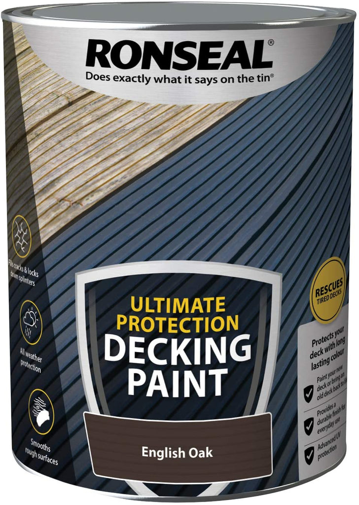 Ronseal Ultimate Decking Paint English Oak 5L