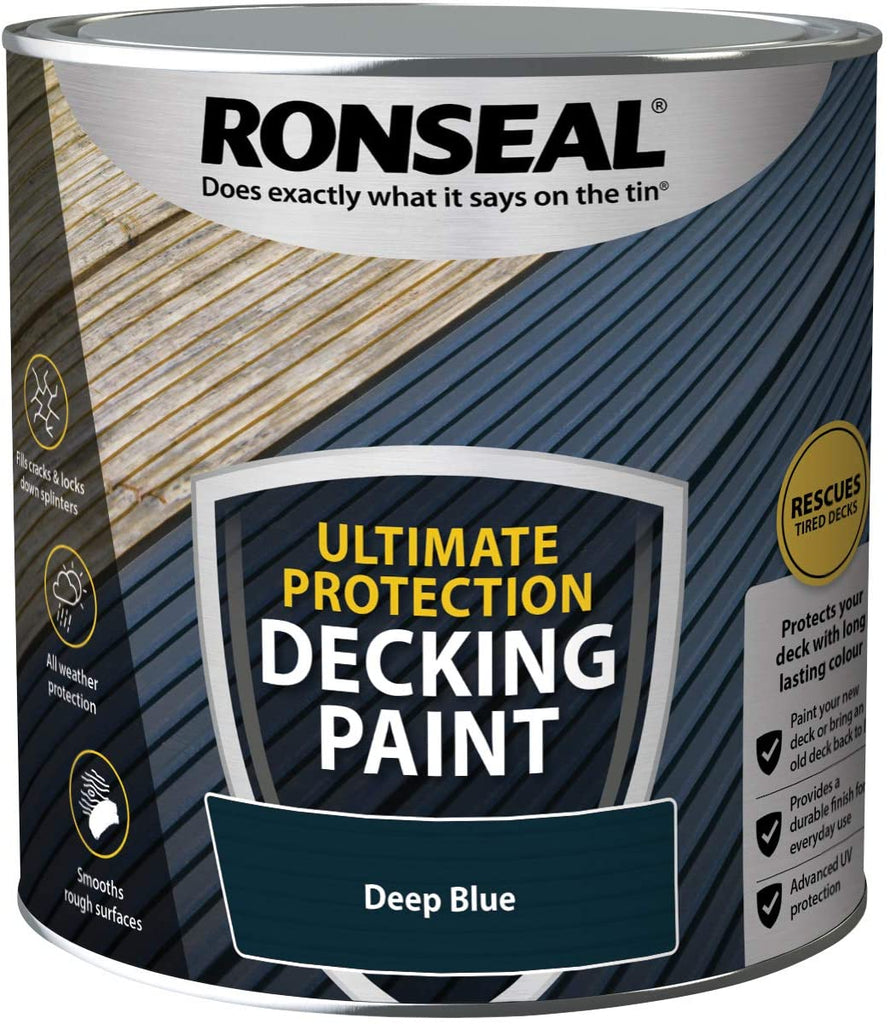 Ronseal Ultimate Decking Paint Deep Blue 2.5L
