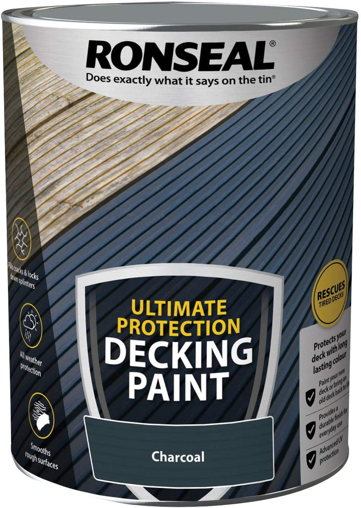Ronseal Ultimate Decking Paint Charcoal 5L
