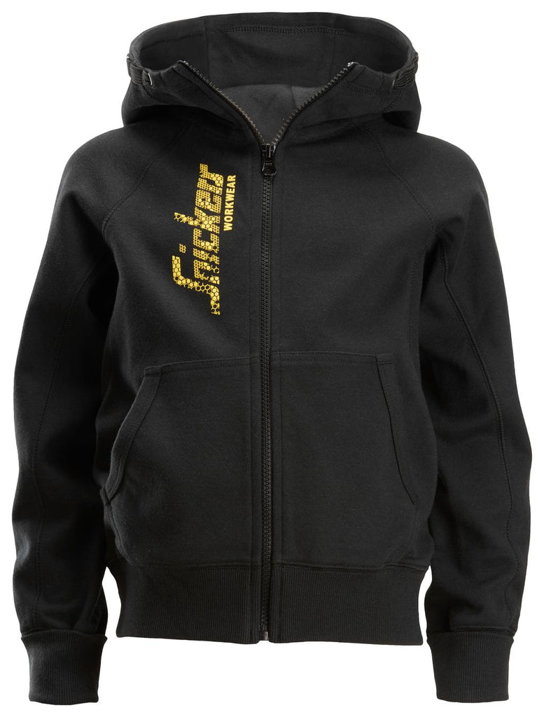 Snickers Junior Logo Full Zip Hoodie Black