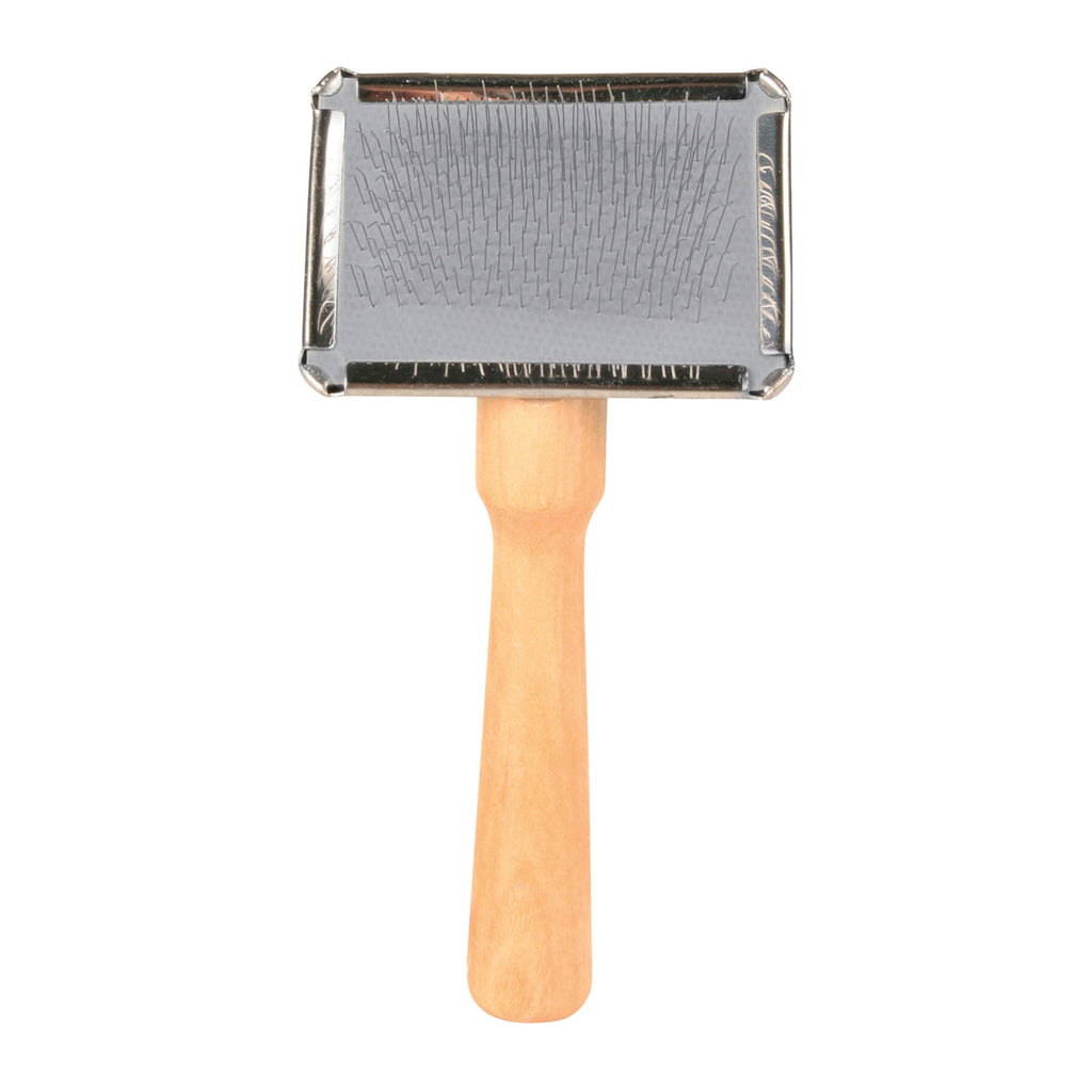 Soft Slicker Brush With Cleaner