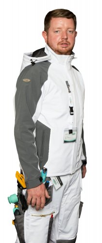S-Tex Painter Jacket White & Grey