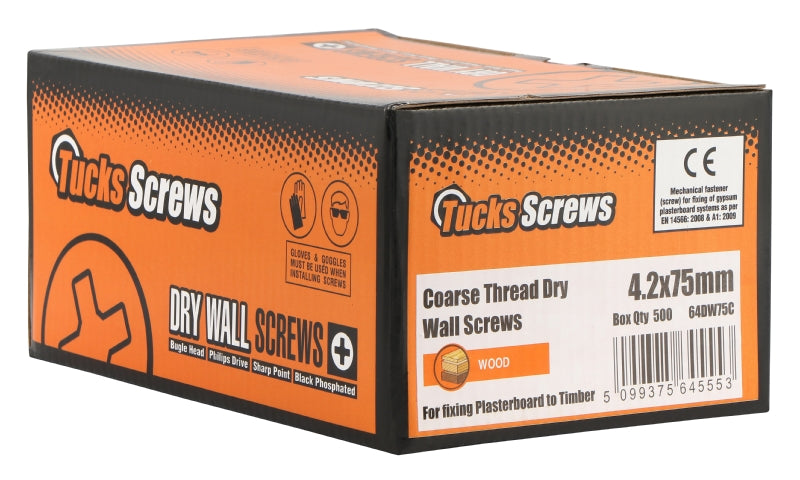 100 x 4.8mm Drywall Screws Coarse 200PCS