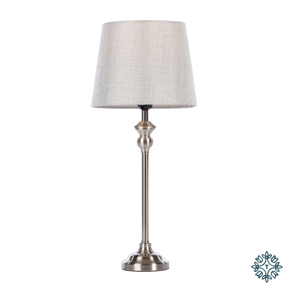 Dani Mini Buffet Lamp Silver/Grey 53cm
