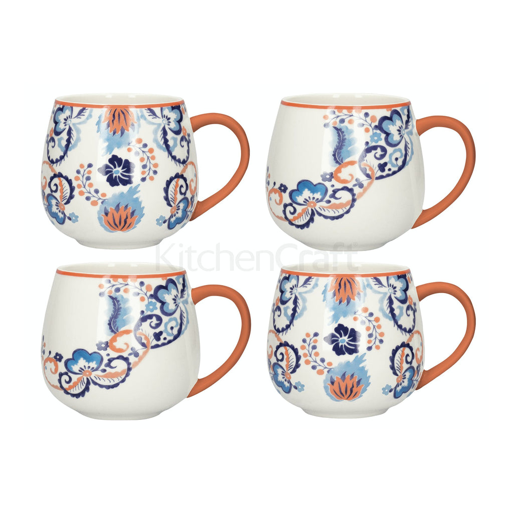 Victoria And Albert Rococo Silk Set of 4 Mugs 450ml