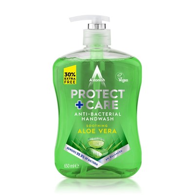 Astonish Protect & Care Liquid Handwash Aloe Vera 650ml