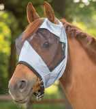 Fly Mask without Ears Pony Silver Grey