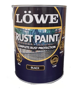Lowe Rust Paint Black 5L