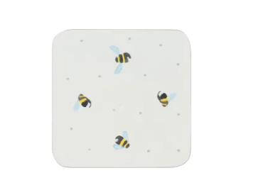 Sweet Bee Set of 4 Coasters