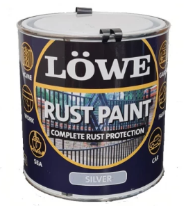 Lowe Rust Paint Silver 1L