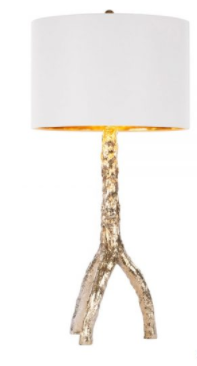 Tree Table Lamp Reflective Gold