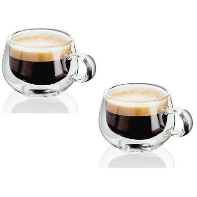 Judge Double walled Glassware 2pce Espresso