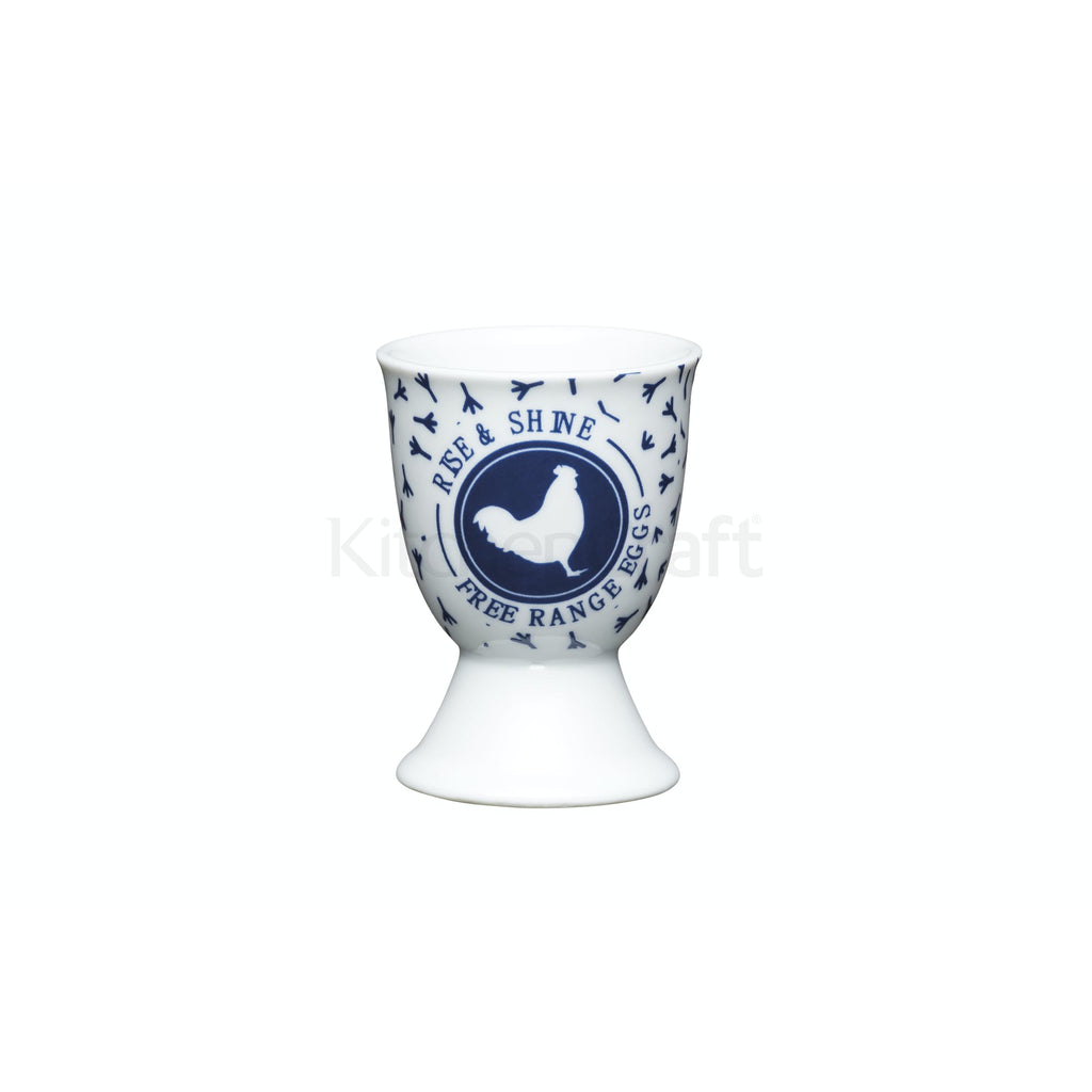 KitchenCraft Blue Hen Porcelain Egg Cup