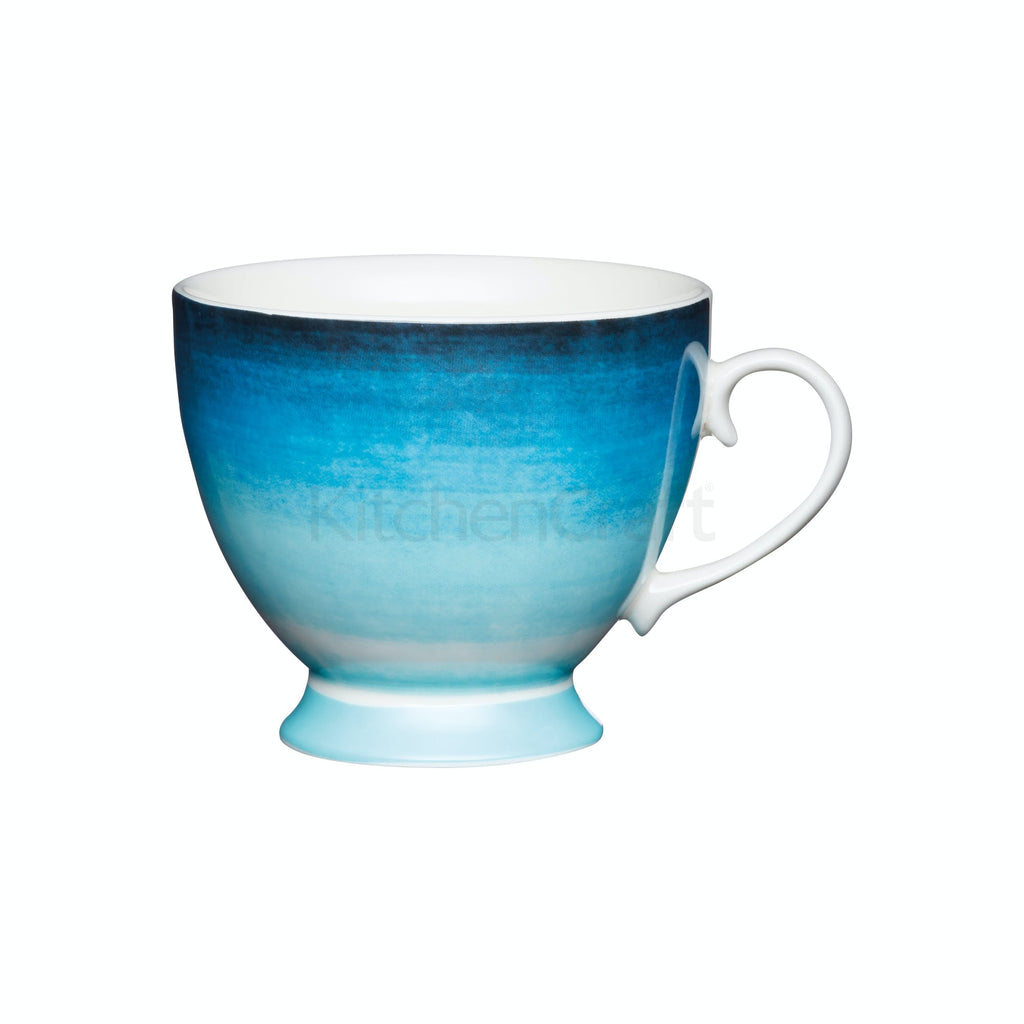 KitchenCraft Footed Mug Ombre Stripe
