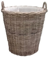 Round Basket With Ear Handles & Liner