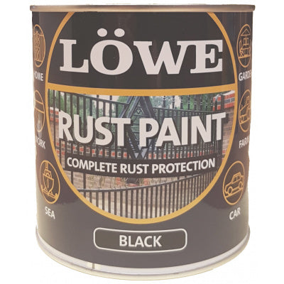 Lowe Rust Paint Black 1L