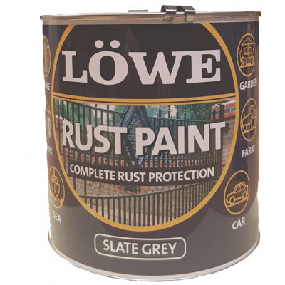 Lowe Rust Paint Slate Grey 1L
