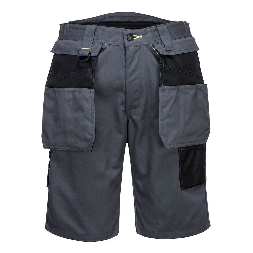 Portwest PV3 Holster Work Shorts Grey/Black