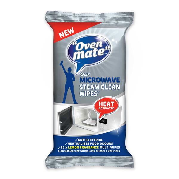 OvenMate Microwave Steam Clean Wipes