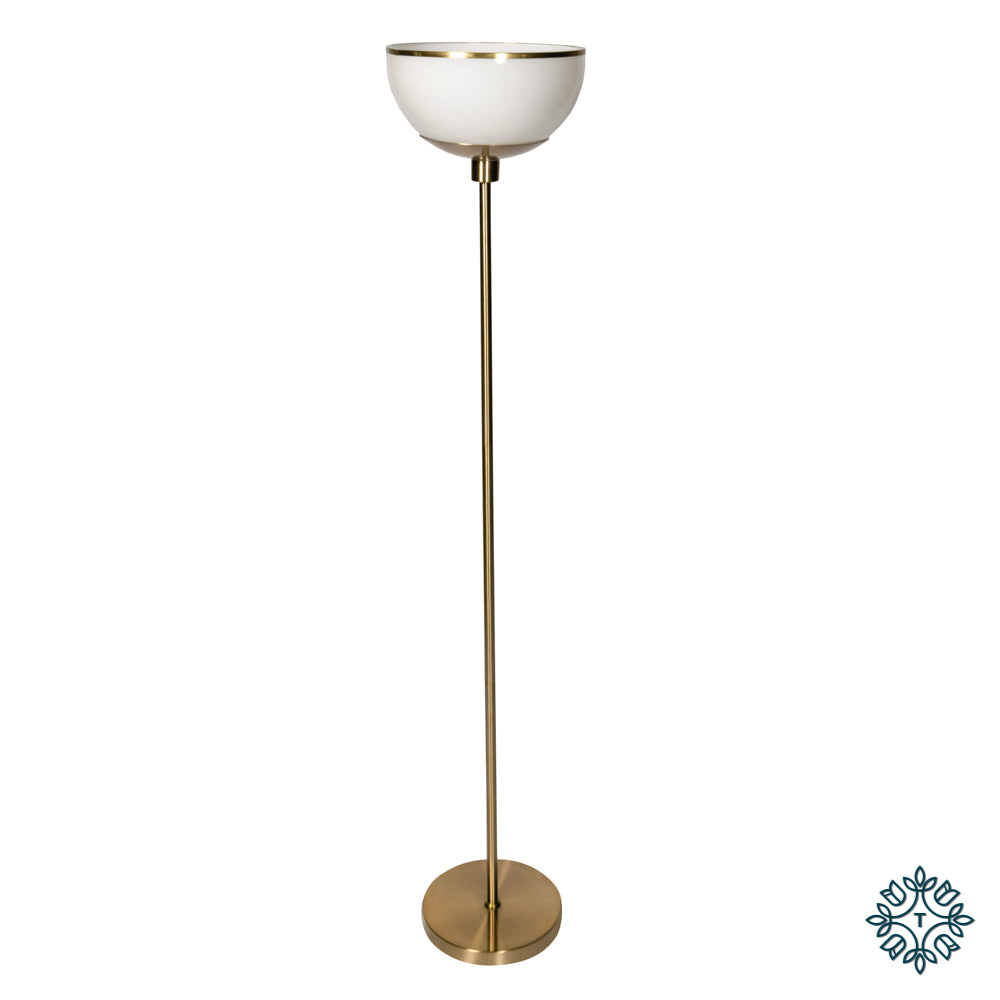 Art Deco Floor Lamp Gold