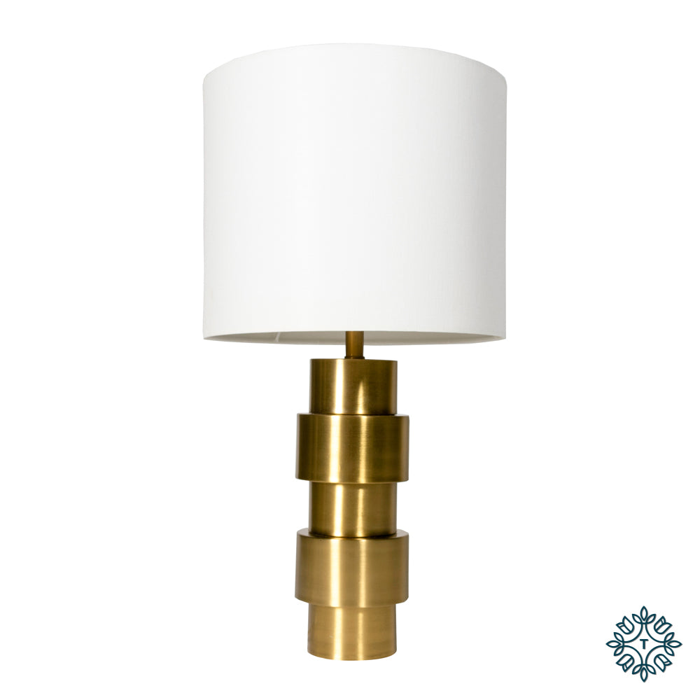 Jean Cylinder Table Lamp Gold