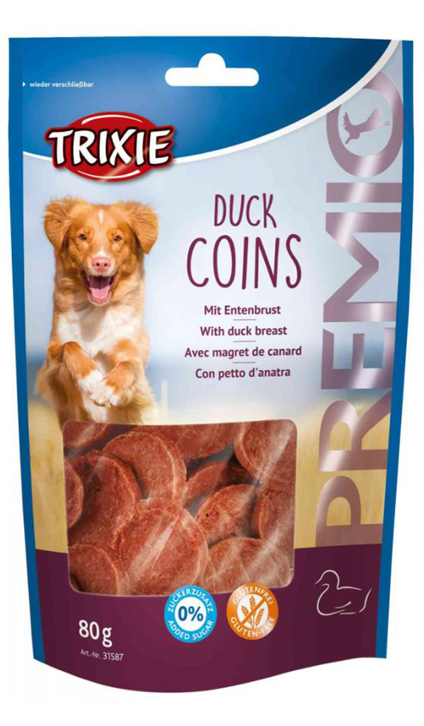 Premio Duck Coins Dog Treats 80G