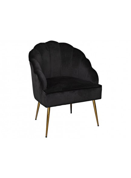 Shell Arm Chair Black
