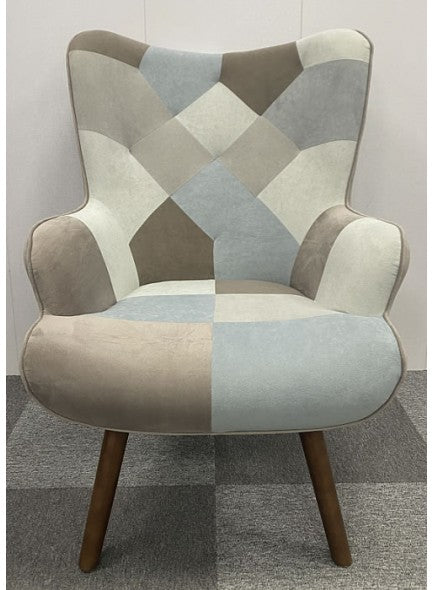 Patchwork Chair Grey