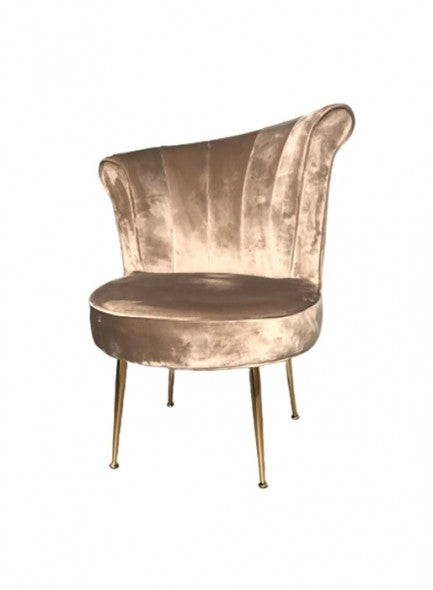Grange Interiors Taupe Velvet Chair