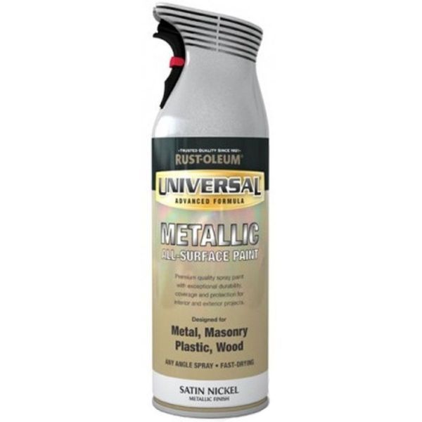 Universal Satin Nickel Spray Paint 400ml