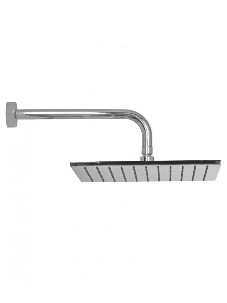 Arva Square 250 Shower Head & Wall Shower Arm