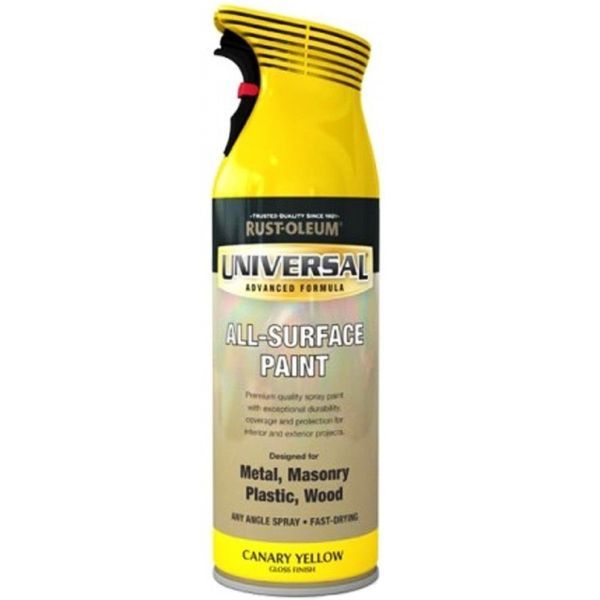 Universal Canary Yellow Spray Paint 400ml