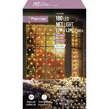 1.75 X 1.2M 180 LED Multi Action Warm White Net Lights