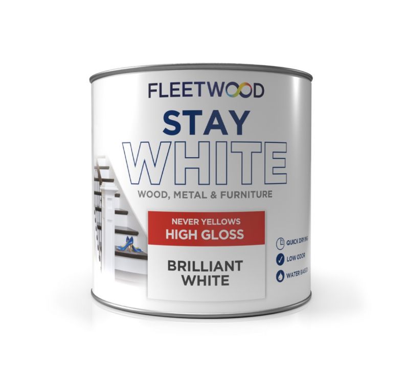 Fleetwood Stay White Gloss Brilliant White 750ml