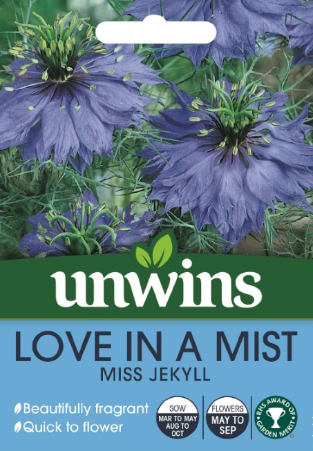 Unwins Love In A Mist Jekyll