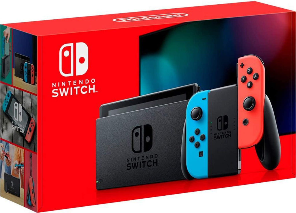 Nintendo Switch Neon Red and Blue