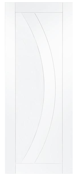 Portroe Grooved Curved Primed Door White 80x34