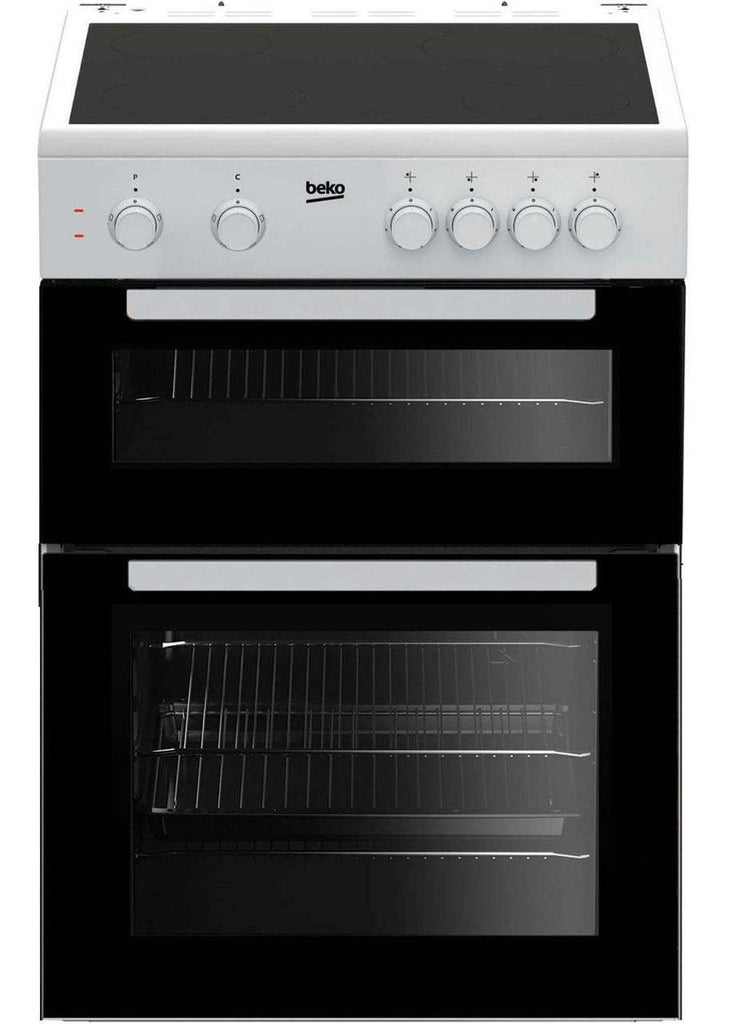 BEKO KTC611W Twin Cavity Electric Cooker White