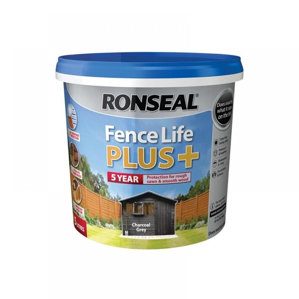 Ronseal Plus Fencelife Charcoal Grey 5L