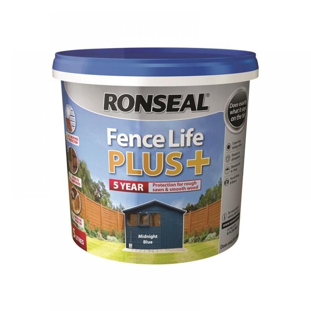 Ronseal Plus Fencelife Midnight Blue 5L