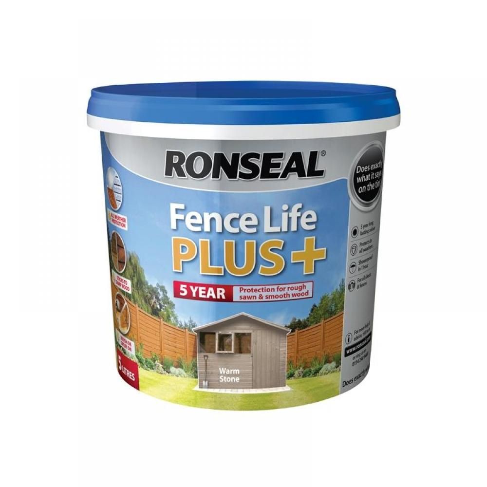 Ronseal Plus Fencelife Warm Stone 5L