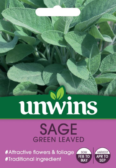 Unwins Herb Sage Green Leaved
